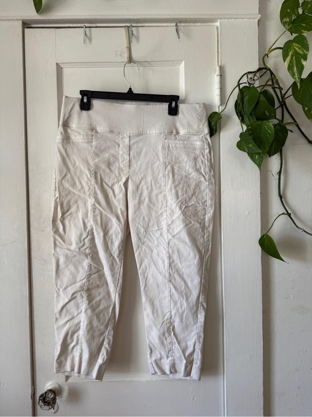 Apt. 9 White Brynn Pull-On Pants